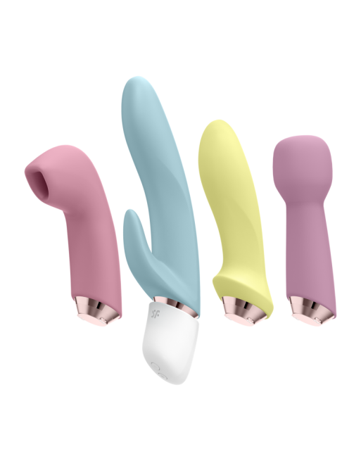 Pack vibromasseurs Satisfyer Marvelous four - Multicouleur Pack vibromasseurs Satisfyer Marvelous four - Multicouleur