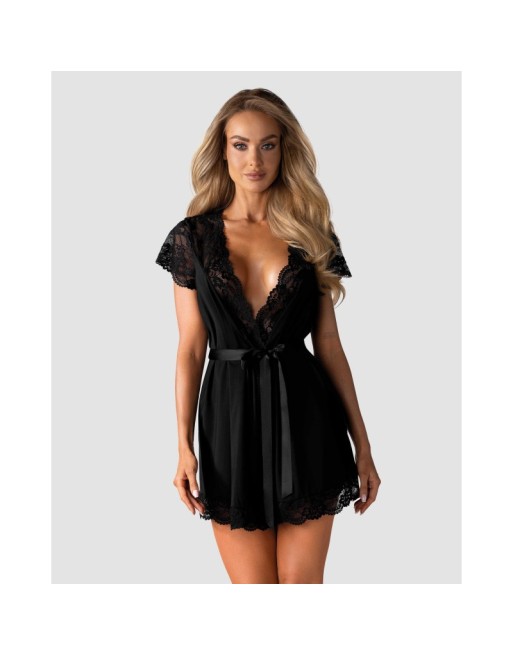 810-PEI-1 Peignoir - Noir 810-PEI-1 Peignoir - Noir