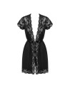 810-PEI-1 Peignoir - Noir