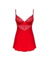 Ingridia nuisette et string - Rouge