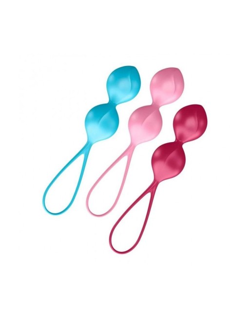 Boules de Geisha Satisfyer V Balls Expérimenté - Set de 3 Boules de Geisha Satisfyer V Balls Expérimenté - Set de 3