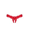 Amor Cherris string ouvert - Rouge