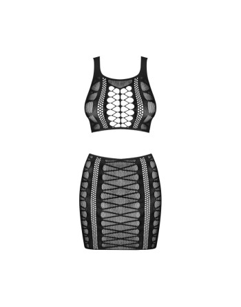 K102 Top et Jupe - Noir