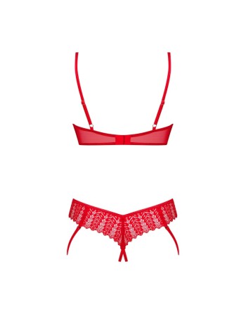 Ingridia ensemble 2 pièces ouvert - Rouge