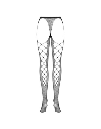 S233 Collants ouverts - Noir