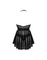 Serafia Nuisette et string - Noire